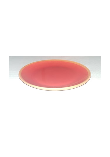 Seramik Sunum Tabağı 18 Cm Kırmızı