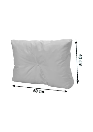 Dış Ve Iç Mekan Palet Bahçe Balkon Havuz Başı Yat Minderi Koltuk Minderi Yan Kol Krem