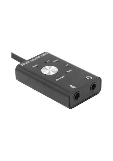 5259 7.1 3.5mm Kulaklık Mikrofon Type C Usb Ses Kartı Multii Fonk