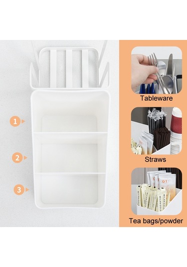 Sones Masaüstü Tek Kullanımlık Kağıt Bardak Saklama Tutucu Demir Ev Kahve Çay Poşeti Bardak Saklama Rafı Beyaz