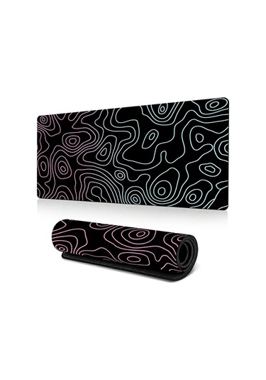 Cbtx 300 X 600 X 2mm Soyut Desen Büyük Mouse Pad Yaratıcı Masa Fare Mat - Stil F