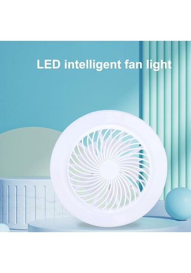 Hallow L6364-2 E27 Led Işıklı Sessiz Tavan Vantilatörü