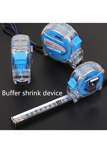 Zhcy Cy-0107 Paslanmaz Çelik Düşmeye Dayanıklı Suya Ve Paslanmaya Dayanıklı Çelik Mezura, Boyut: 10m X 25mm