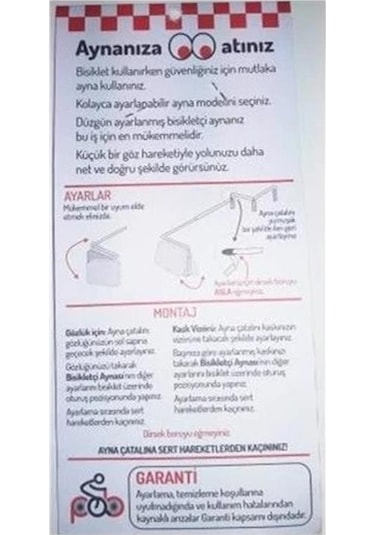 Kask ve Gözlük İçin Uyumlu Pleksi Ayna