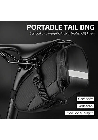 Moveevo Bisiklet Saddle Çantası, 1.2l Hafif Su Geçirmez, Fener Takılabilir, Jant Yolu Bisikleti İçin Depolama Gereci, Gri-mavi-mavi-turuncu Seçenekli Gri Moveevo Bisiklet Saddle Çantası, 1.2l Hafif Su Geçirmez, Fener Takılabilir, Jant Yolu Bisikleti İçin Depolama Gereci, Gri-mavi-mavi-turuncu Seçenekli Gri