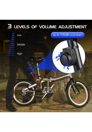 Dancemonkey Yüksek Sesli 115 Db Ipx5 Alarm - Uzaktan Kumandalı 80m Menzil