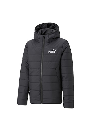 Puma Essentıals Genç Çocuk Şişme Montu Siyah