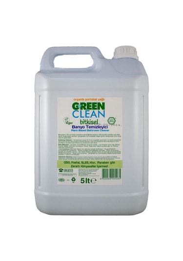 U Green Clean Portakal Yağlı Bitkisel Banyo Temizleyici 5 L