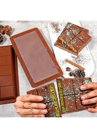 Dubai Çikolatası Kalıbı Çikolata Kalıbı Bpa Free Çok Renkli