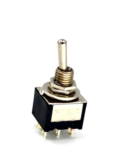 Mini Toggle Switch 1-0 Metal Anahtar 6 Pin 12v - 220v