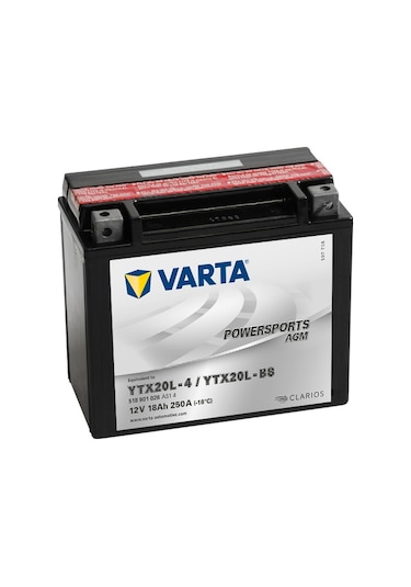 Varta Ytx20l-bs 12v 18 Ah Agm Motosiklet Aküsü
