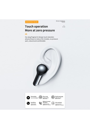 Skycity Yeşil Tm30 Kablosuz Kulaklık - Yarı Kulak İçi Tipi, Bt5.3, 5 Saat Müzik Süresi, Şeffaf Şarj Kutusu, Type-c