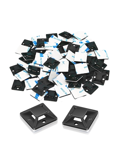 25 Adet 20mm X 20mm Yapışkanlı Üçgen Kroşe