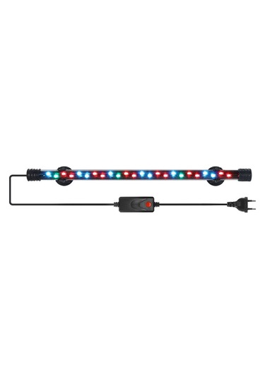 Vkemall Akvaryum Aydınlatma Lambası - Yüksek Parlaklık Led - Balık Görünümü Ve Peyzaj İçin - Yeşil, Mavi, Kırmızı Işık - 24 Led - Avrupa Standartı 8w