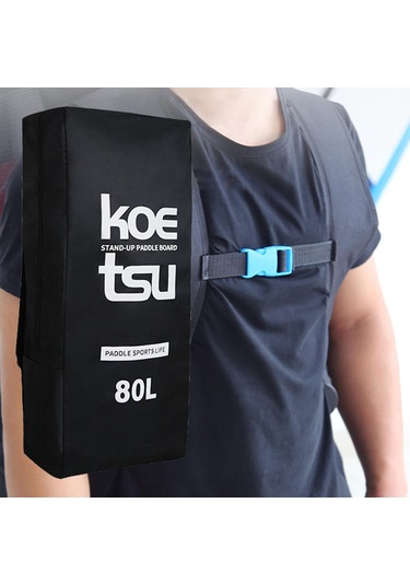 Suntek Şişme Kürek Tahtası Çantası Ayarlanabilir Askılar 80-litre Siyah