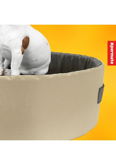 Xpermate Sünger Simit Küçük Irk Köpek Yatağı ve Kedi Yatağı 45 CM