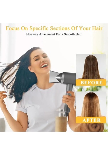 Ek Saç Kurutma Makinesi Nozulu Yedek Parçalar Dayanıklı Saç Şekillendirici