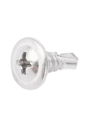 Symbee 304 Paslanmaz Çelik M4.2x13 Otomatik Delici Vida Seti, 200 Adet Yuvarlak Başlı, Dayanıklı Ve Paslanmaz, Ev, Ofis, Mobilya Tamiri İçin