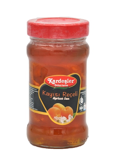 Kardeşler Şekerleme Kayısı Reçeli Cam Kavanoz 380 G