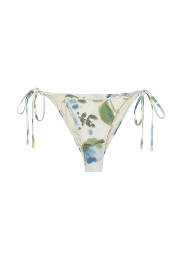 Peony - Peonyofficiall Şık String Bağlamalı Bikini Altı Çok Renkli