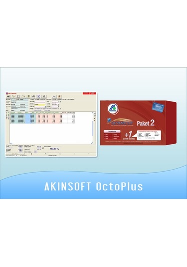 Akınsoft Octoplus Ön Muhasebe Programı (E-Arşiv E-Fatura Destekl (522750760)