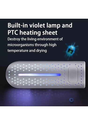 Ayakkabı Kurutucular Uv Sterilizasyonu Nem Alma Taşınabilir Beyaz - Siyah