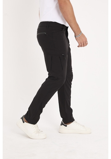 Camp532 Outdoor Tactical Su İticili Likralı Yazlık Erkek Taktik Pantolon Siyah