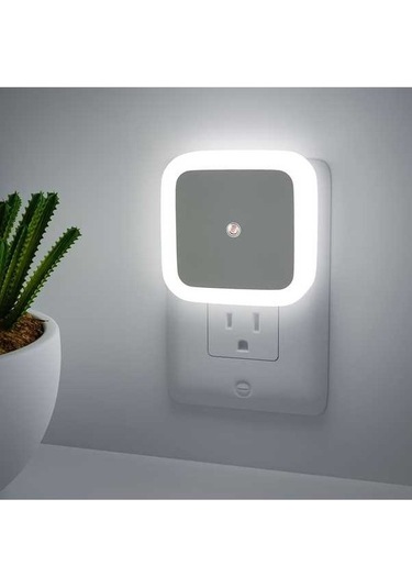 Maoyaya Akıllı Gece Lambası - Beyaz Işık, Otomatik Sensörlü Ve Ayarlanabilir Beyaz