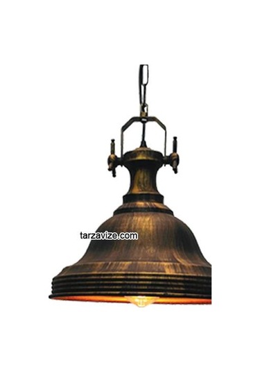 Tarzavize Trt53 Dekoratif Eskitme Tekli Retro Modern Sarkıt Avize Eskitme