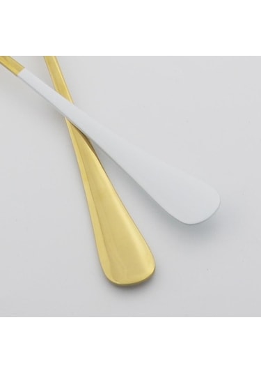 Agoodshop Gümüş 6 Adet Sofra Çatal Bıçak Kaşık Seti, Paslanmaz Çelik, Altın Kaplama Tk. 56645943 Gümüş Gümüş