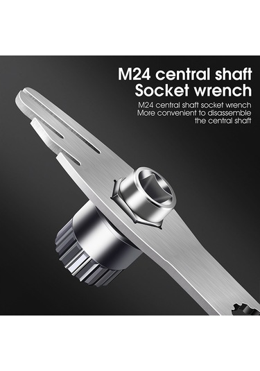 Kosona Bisiklet Disk Doğrulama Ve Pedal Tamiri Aracı - Çok Fonksiyonlu Çelik Anahtar Çok Renkli