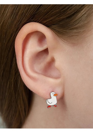 Veronika Çocuk Kûretim Numarası 925 Gümüş Küpeler. 149811532 Diğer