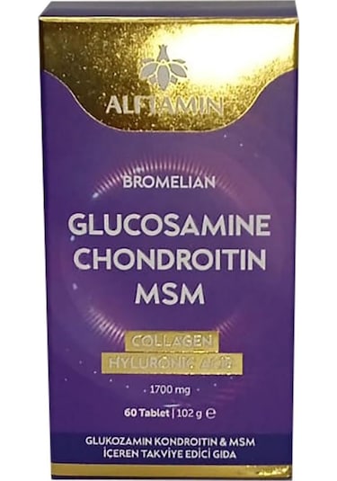 Alftamin Glukozamin Kondroitin Msm 1700 Mg 60 Tablet