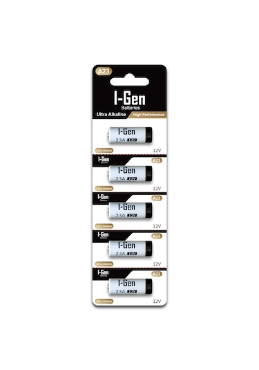 I-Gen 23A Pil 5'li Paket 12V MN21 (A23 / 23A / V23GA / LRV08 / 8LR932)
