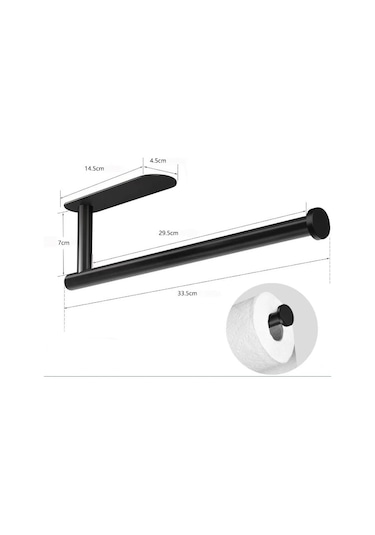 Kendinden Yapışkanlı Kağıt Havluluk Mat Siyah Mat Siyah