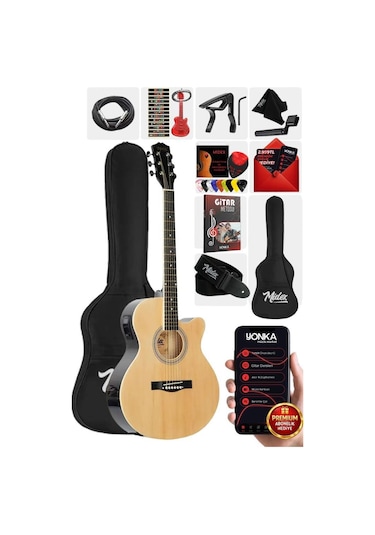 Midex Xc-300nt-eq Profesyonel Elektro Akustik Gitar 4/4 Yetişkin