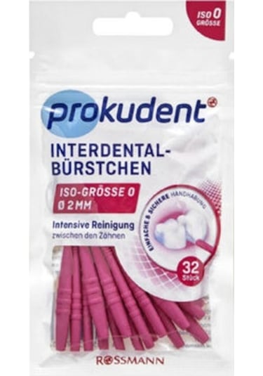 Prokudent Arayüz Fırçası 32'li Tel Çapı 0.4 MM / Dış Çapı 2 MM