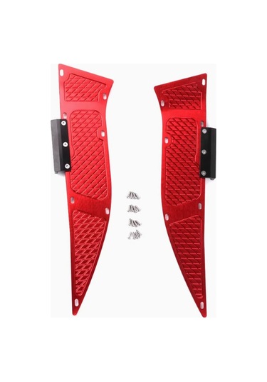 Yamaha Aerox 155 Uyumlu Ayak Basamak Paspas Kırmızı Çok Renkli