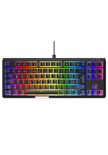 Rampage Claw Siyah Red Swıtch Mekanik Gaming Oyuncu Klavye Rainbo