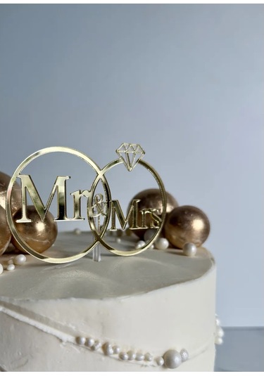 Ra Workshop Evlilik Düğün Pazartesi İçin Gümüş Ve Pembe Akrep Topper 451263259 Diğer