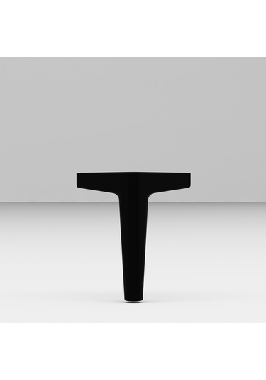 Mina 15 Cm Sehpa,tv Ünitesi Mobilya Ayağı 4 Adet Siyah