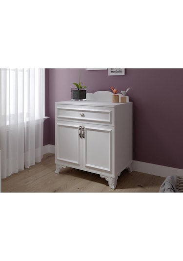 Baby Darling Lisa Şifonyer Mdf Beyaz