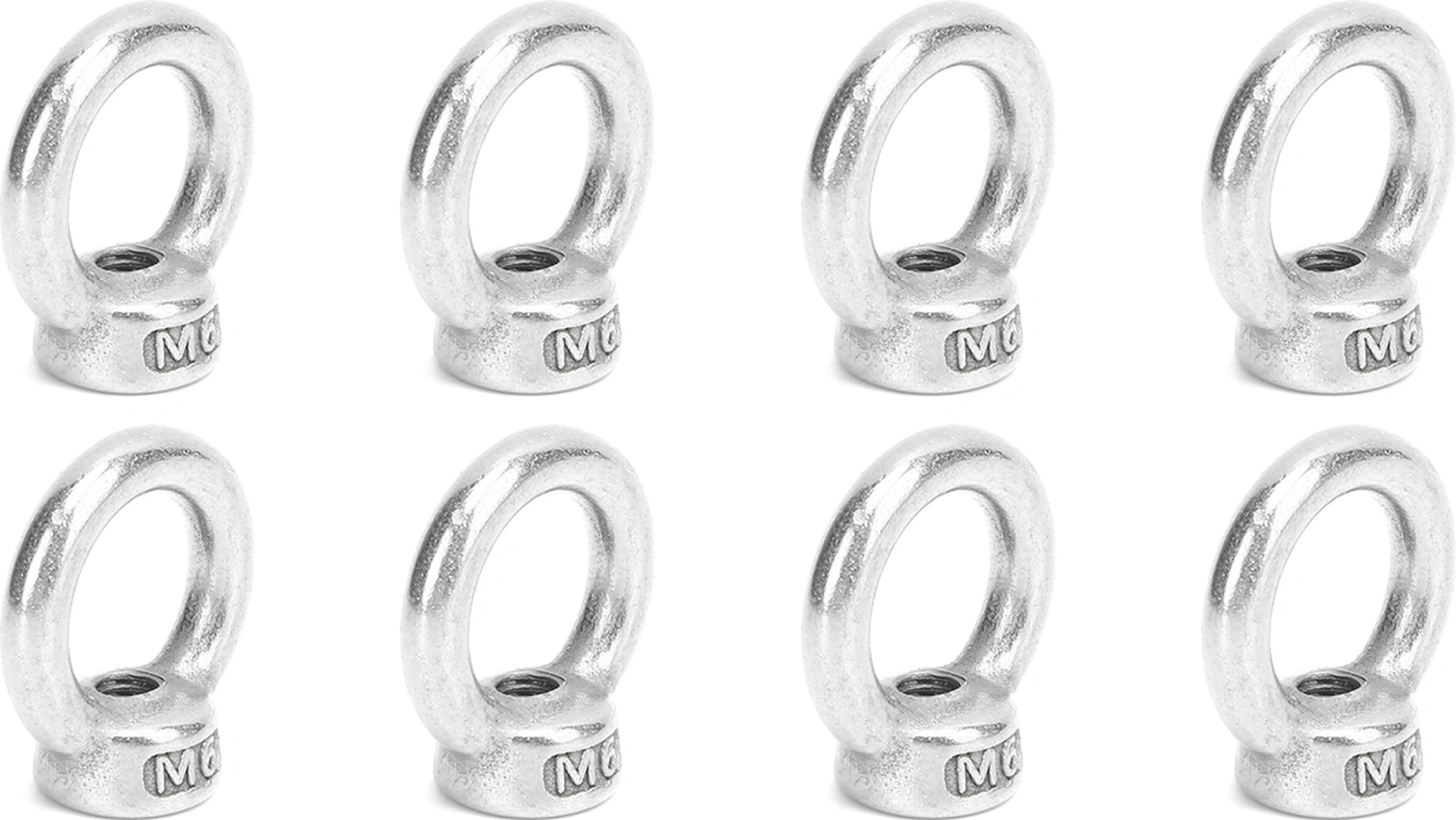 Vkemall 8 Adet Paslanmaz Çelik Gemi Kaldırma Göz Somunu - M8 İndüstriyel Kaldırma Aracı, Anti-korozif, Kolay Kurulum