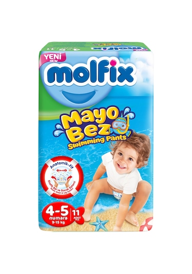 Molfix Swimming Pants Mayo Bez 4-5 Numara 11 Adet