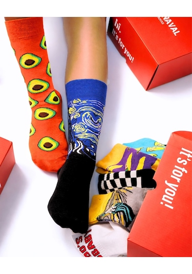 Carnaval Socks 12 Li Random Spor Çorap Seti 8 Tenis Çorap + 4 Bonus Model 2000386
