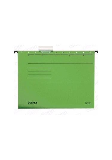 Leıtz 6515-55 Delta Askılı Dosya Telsiz Yeşil 25 Adet