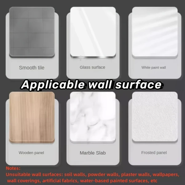 Chuangyinshop Beyaz Manyetik Duvara Monte Askı Uzaktan Kumanda Depolama Beyaz