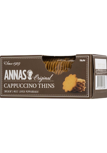 Annas Orginal Cappuccino Thins Kahveli Bisküvi-kurabiye 150 G