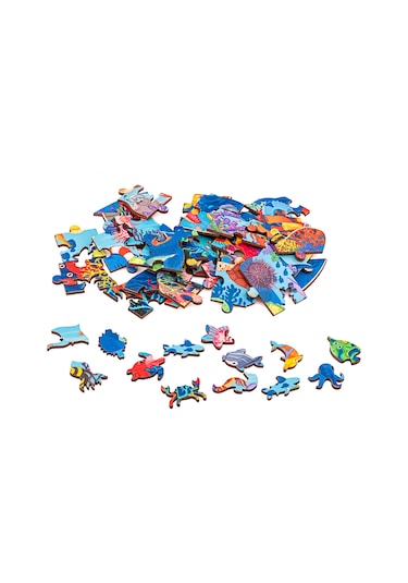 Ahşap Puzzle Su Altı Ocean