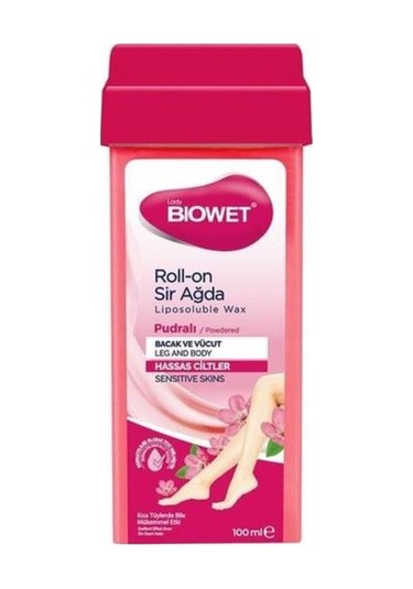 Biowet Hassas Ciltler Pudralı Roll-On Sir Ağda 100 ML